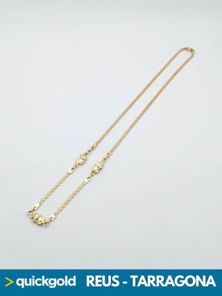 040-02-00514 GARGANTILLA ORO 18K ELEFANTES