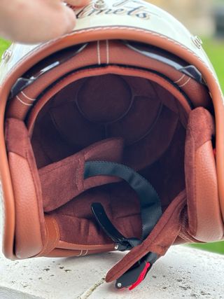 Casco moto jet integral