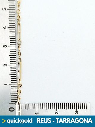 040-02-00516 CADENA ORO 18K ALTERNA 43.1CM