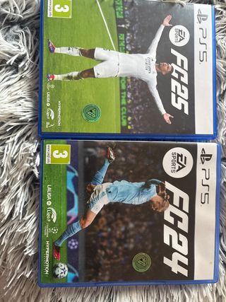 Lote di FIFA FC 24 e 25 quasi nuovi