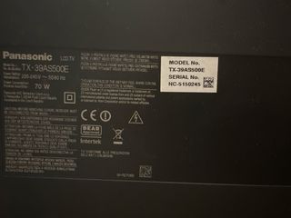 TV Panasonic LCD TX 88 anchoX51,5 altoX24 soporte