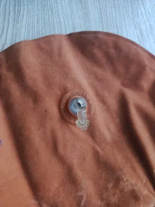 Almohada cervical hinchable Samsonite gris