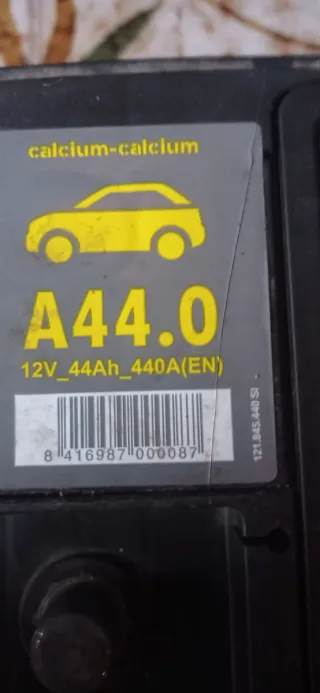 Batería coche 44Ah RODI MOTOR SERVICES