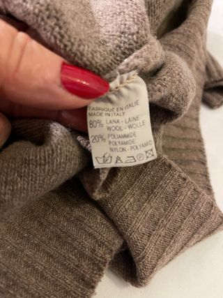 Maglia donna dolcevita vintage 80% lana tg M /L