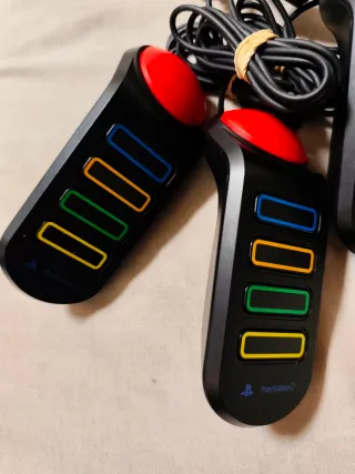 Pulsadores Mandos Buzz. PlayStation 2.