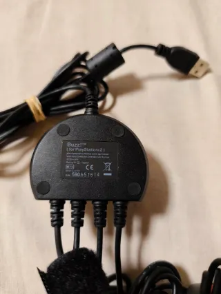 Pulsadores Mandos Buzz. PlayStation 2.