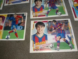 FC BARCELONA 12 CROMOS 10/11,ESTE. INC MESSI