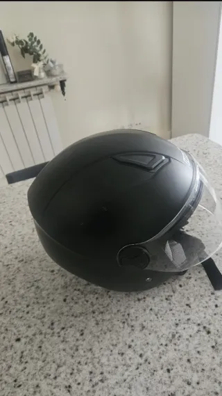 Casco JET UNIK Astro Negro Mate