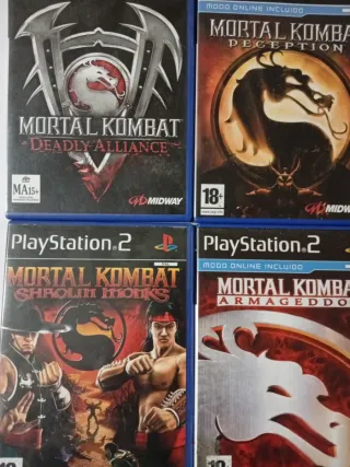 Mortal kombat ps2 pack Todos pal España