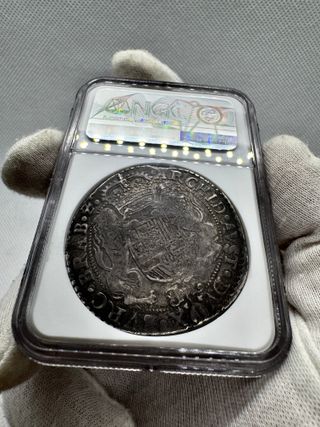 [NGC TOP POP] Felipe IV. 1 ducatón. 1651. Amberes.