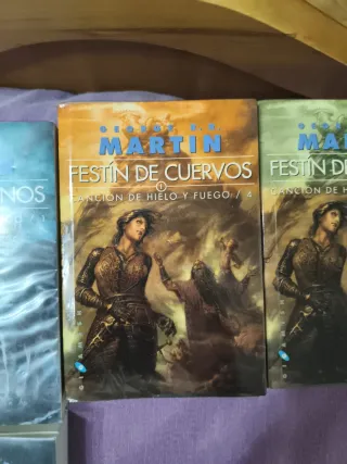 Libros juego de tronos 1-2 Festín de cuervos 1-2