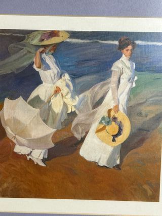 Pareja cuadros láminas Sorolla