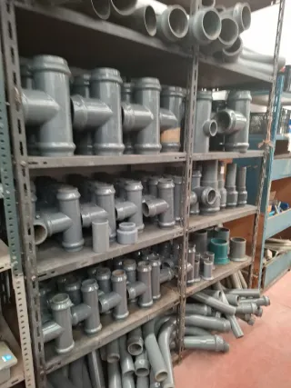 Material PVC TES, ENLACES, CURVAS