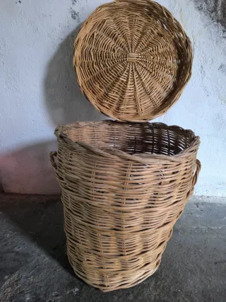 Cesta de mimbre