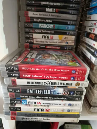 5x20€ Juegos PS3 PlayStation 3