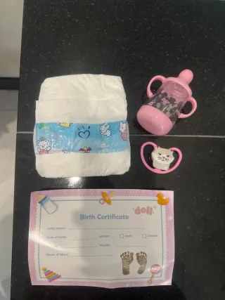 Envío gratis! Muñeca 55cm nueva