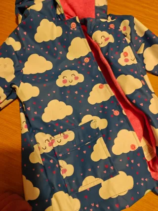 Chubasquero cambia de color marca Hatley talla 3