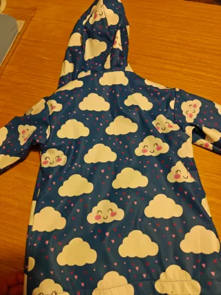 Chubasquero cambia de color marca Hatley talla 3