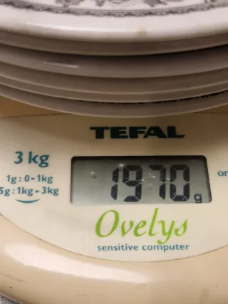 Seis platos de loza Gil Vargas Segovia