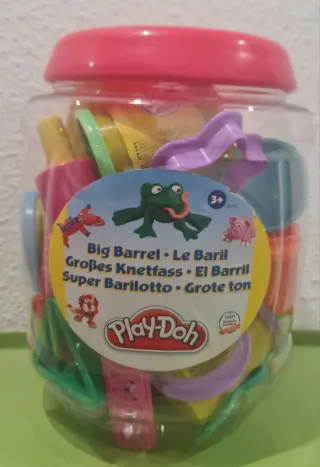 Barril de Plastilina Play-Doh plastelina y Moldes.