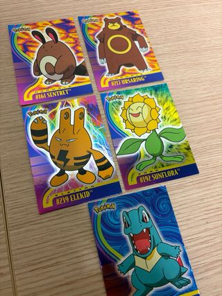 Carte Pokemon Topps Holo olografiche
