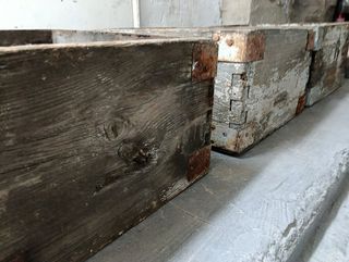 TRES CAJONES de MADERA ANTIGUOS - MADRID