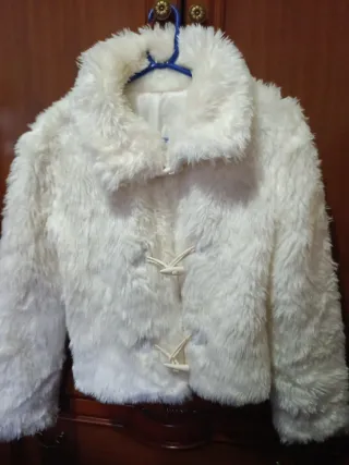 Abrigo de pelito Blanco