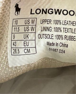 Polo Ralph Lauren zapatillas piel 43