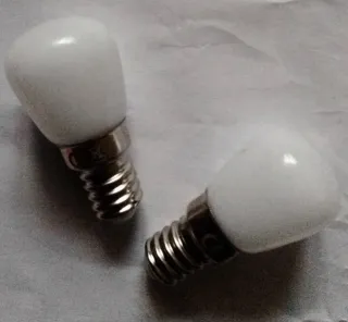 Bombillas E14 nevera frigorífico. Luz blanca.