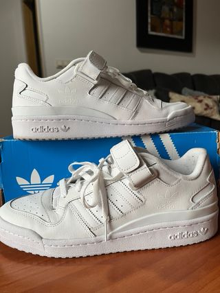 Zapatillas Adidas Forum Blancas Talla 42