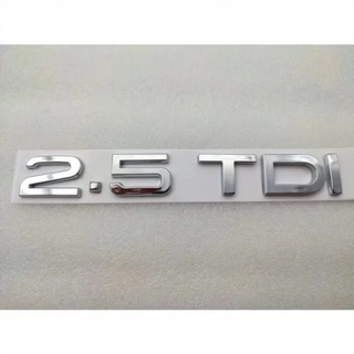 Emblema Logo AUDI 2.5 TDI plata Ref: 1398.3