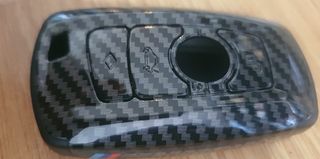 Carbon fiber car key case cover