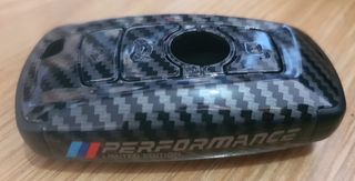 Carbon fiber car key case cover