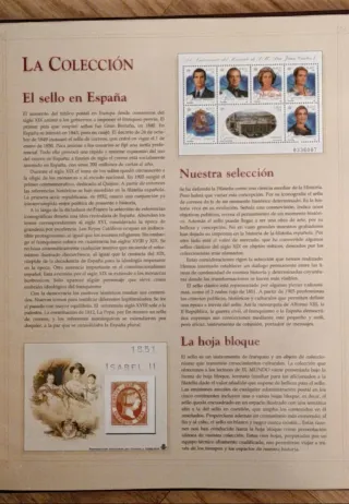 TIMBRI POSTALI - SPAGNA - LIBRO COMPLETO