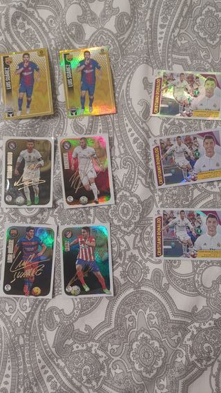 Cromos de fútbol 2016-2017, 2017-18 y 2018-19