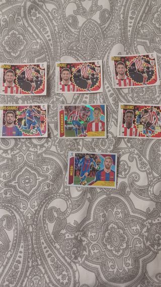 Cromos de fútbol 2016-2017, 2017-18 y 2018-19