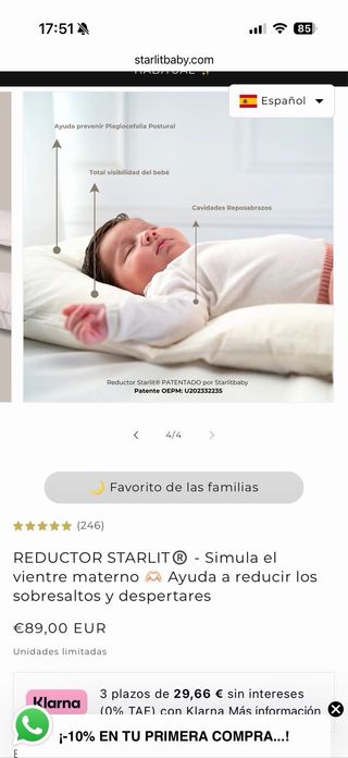 Reductor starlit + 2 fundas + bolsa de transporte