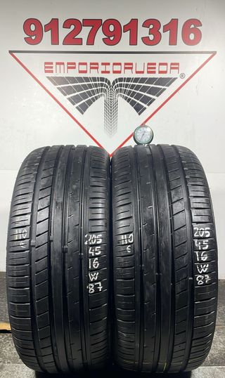 205 45 16 W ZEETEX RUEDA AL 90% VIDA UTIL