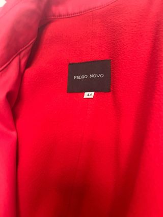 Splendido cappotto rosso foderato