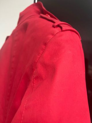 Splendido cappotto rosso foderato