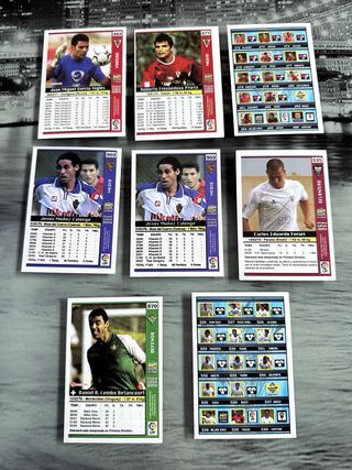 Lote 20 fichas de la liga 2004 mundicromo