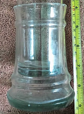 Recipiente antiguo farmacia cristal