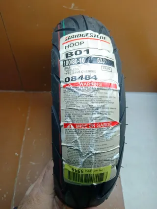 Bridgestone 100/80-10 53J battlax SC TL -80/80/R13