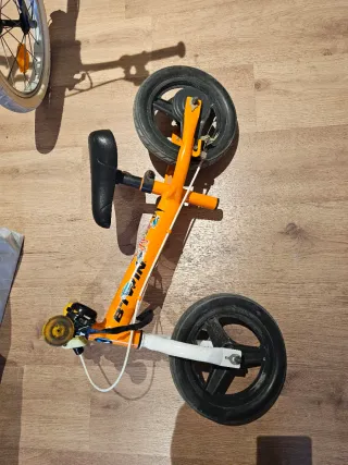 Bici sin pedales Btwin naranja