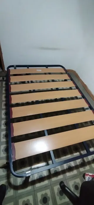 Somier azul 135x200cm