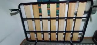 Somier azul 135x200cm