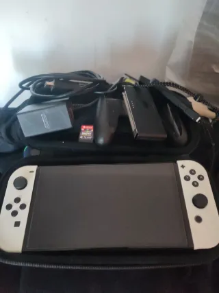 Nintendo switch oled blanca