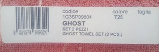 MISSONI SET ASCIUGAMANI M/COTONE GHOST T25