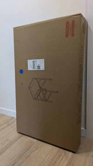 Mueble de secadora blanco completamente nuevo