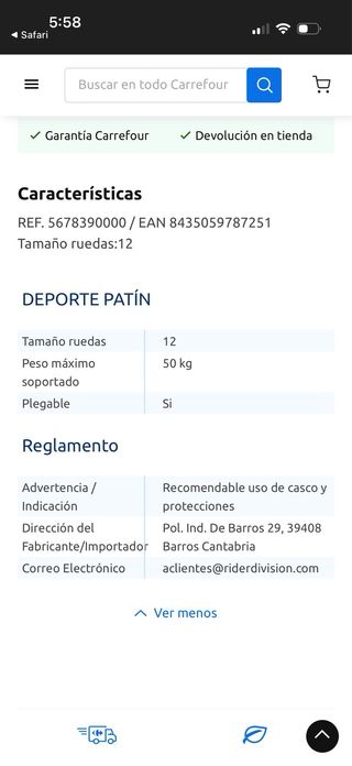 Patinete olsson alien 3 ruedas